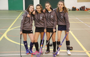 U16 et U14 filles à Montbrison : Tournoi amical AuRA de hockey en salle