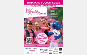 Octobre ROSE / La 8ème Sainté ROSE avec Stand de hockey !