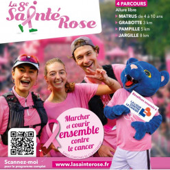 Octobre ROSE / La 8ème Sainté ROSE avec Stand de hockey !